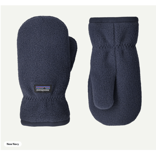 Patagonia Baby Pita Pocket Fleece Mittens, Size: 0-3M or 18-24M, Color: New Navy
