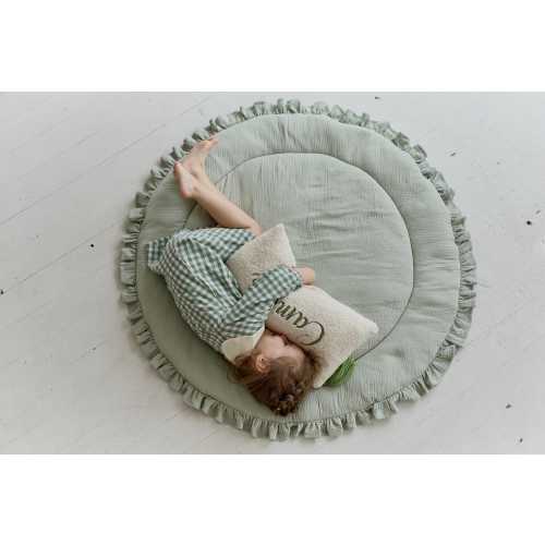 Baby Blue Play mat, Baby Gifts, Play Mat For Newborns, Baby play mat, Baby Rug, Round Baby Mat, Nursery Floor mat, Infant Activity Mat,