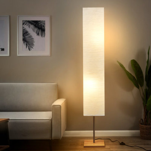 Ebern Designs Adeela 65" Floor Lamp for Living Room 3 Way Dimmable LED Floor Lamp Column Floor Lamp & Reviews | Wayfair
