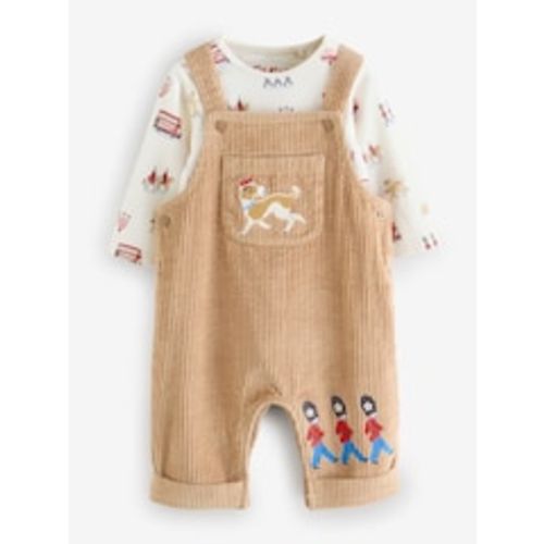 Buy Tan Brown Cath Kidston Cord Dungaree and Bodysuit Set from Next USA
