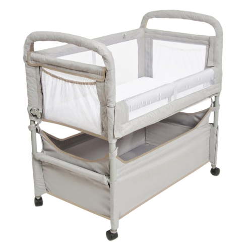 Arm's Reach, Co-Sleeper Bassinet, Grey, Includes Mattress & Storage