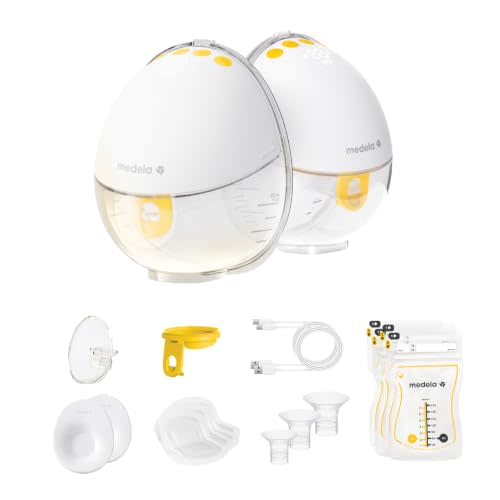 Medela Motion InBra Wearable Electric Breast Pump | Fully In-Bra, Hands-Free, Comfort Fit, BPA-Free, 5 oz Cups, USB Rechargeable, Quiet and Discreet