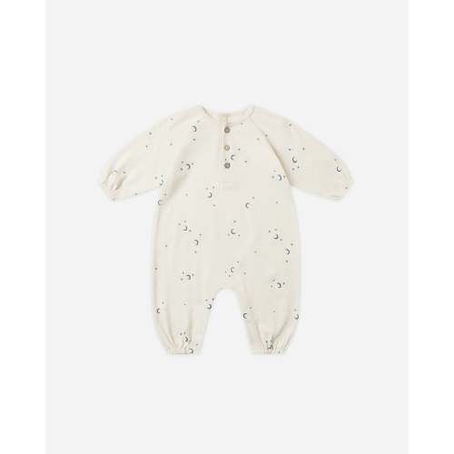 Henley Bubble Jumpsuit || Moons – Quincy Mae