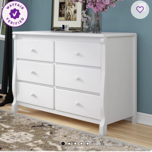Universal 6 Drawer Double Dresser