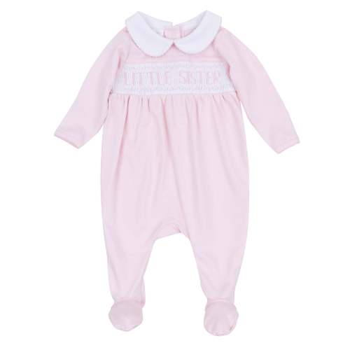 Little Sister Smocked Footie