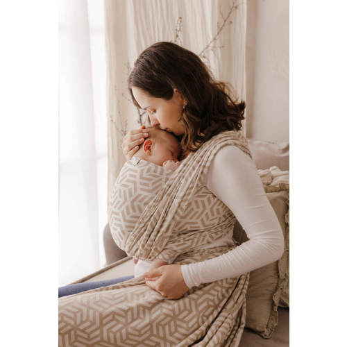 Baby Wrap, Jacquard Weave (62% cotton, 38% bamboo viscose) - MAZE - PRESTO - size S