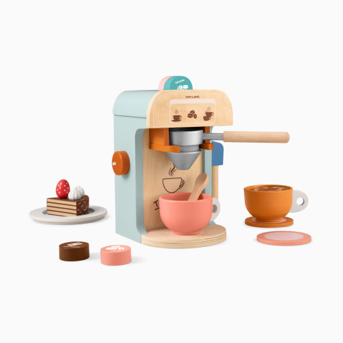 Tiny Land Wooden Coffee Maker Set