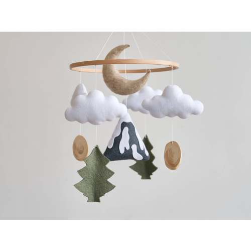 Baby mobile - Mountain nursery mobile - Baby crib mobile