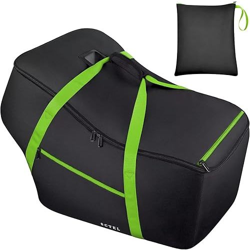 Infant Car Seat Travel Bag - Fits Infant Car Seats with Anti-Rebound Bar Base, Car Seat Storage Bag, Car Seat Carrier for Airport, Water Dirt Tear Resistant, Baby Essentials