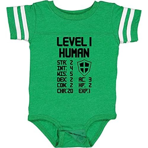 inktastic Level 1 Human Baby Bodysuit