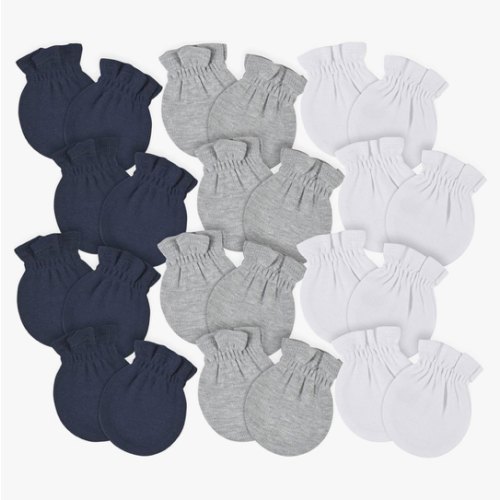 Gerber Baby 8-pack and 12-pack No Scratch Mittens