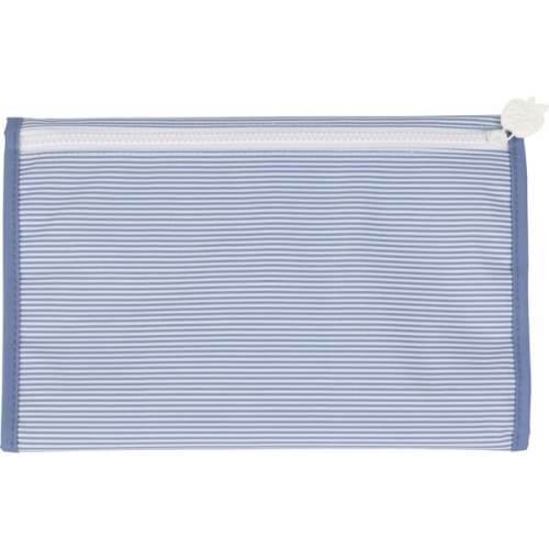 The Changing Pad, Navy Mini Stripe - Apple of My Isla | Maisonette