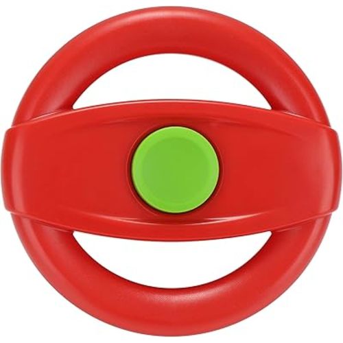 Accmor Stroller Steering Wheel Toy, Pretend Driving Simulated Steering Wheel for Baby Stroller Shopping Carts, Universal Detachable Funny Stroller Shopping Carts Toy Attachment Accessories