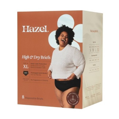 Hazel High & Dry Briefs Disposable Incontinence & Postpartum Underwear - XL - 8ct