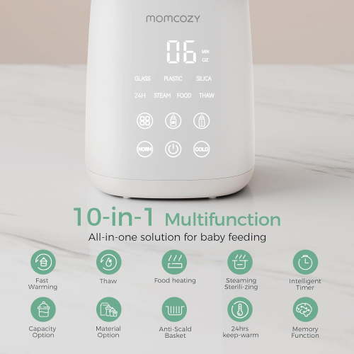 Walmart Black Friday Deals 2025 - "Momcozy Baby Bottle Warmer, 6-in-1 Warmer with Smart Temp Control, 2-5 Min Fast Heat, 11"" Compatible"