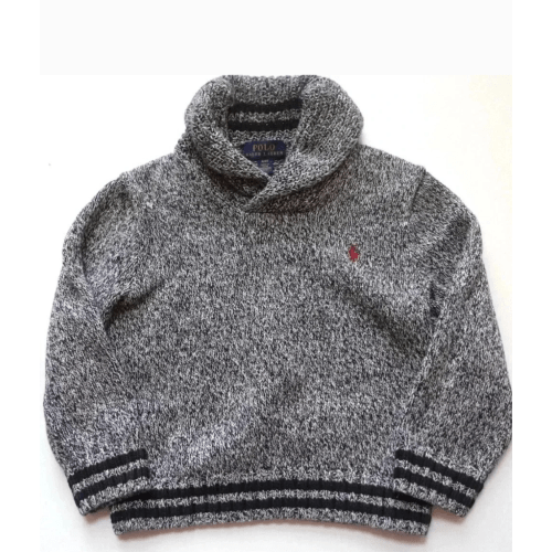 Ralph Lauren kids | newborn size 12m black and white knitted warm sweater