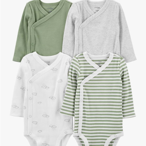Simple Joys by Carter's unisex-baby 4-pack Side Snap Bodysuit