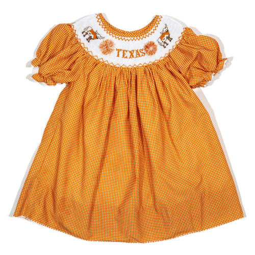 Officially Licensed UT Austin Texas Cheer Dress – Boots and Bows Smocking Co.