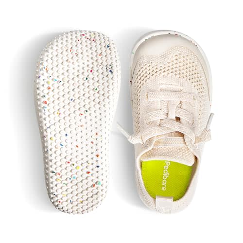 Toddler Barefoot Shoes Wide Toe Box Zero Drop Flexible Sneakers | Lightweight Breathable Non-Slip Easy On/Off Skin-Friendly Minimalist for Indoor Outdoor Walking Running