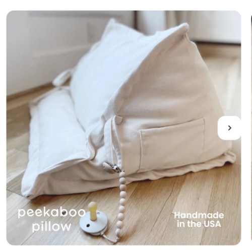 Peekaboo Pillow™ Official Site - Organic Infant Lap Pillow