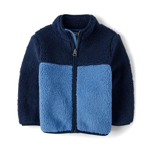The Children's Place Baby Boy's and Toddler Cozy Fuzzy Sherpa Jacket