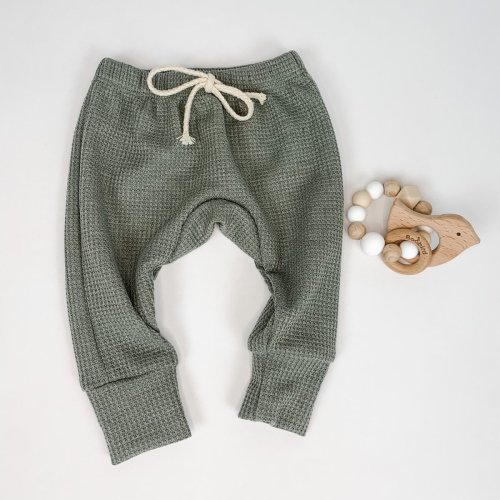 Waffle Joggers - Olive