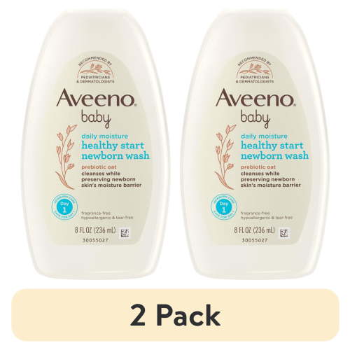 (2 pack) Aveeno Baby Healthy Start Nourishing Newborn Baby Body Wash, 8 fl. oz