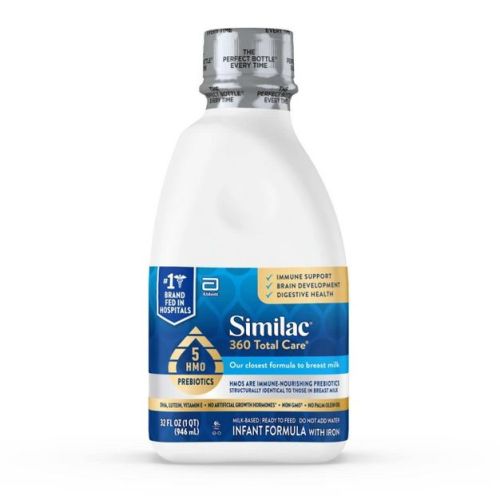 Similac 360 Total Care Advance Non-GMO Ready to Feed Infant Formula - 32 fl oz: Kosher, Halal
