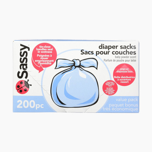 Sassy Disposable Diaper Sacks (200 Count)