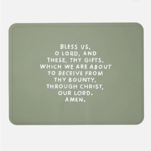 Meal Blessing Silicone Placemat
