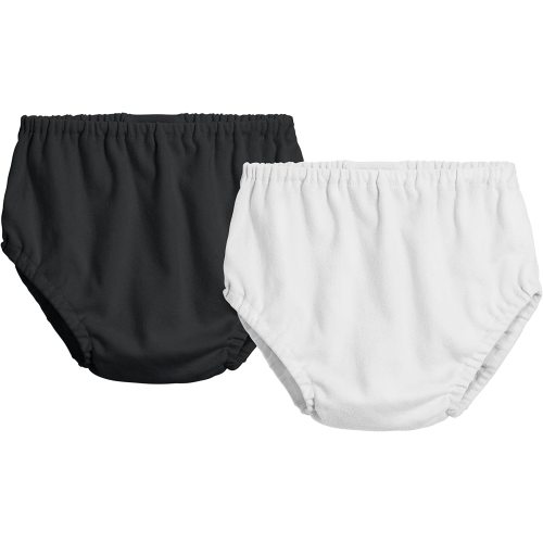 City Threads Cotton Diaper Covers for Girls and Boys 2-Pack, Made in USA Baby Bloomers, Wear Over Disposable and Cloth