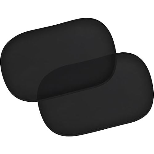 EcoNour Car Side Window Shade for Baby - 2 Pack | Car Window Shade for Sun Glare, Heat and UV Protection | Rear Side Window Sunshade for Privacy Blackout Car Accessories | Medium (20"x12")