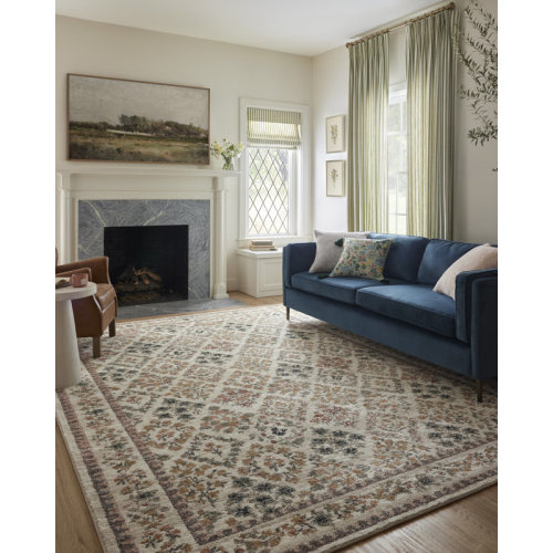Rifle Paper Co. x Loloi Laurel Cream Area Rug & Reviews | Wayfair