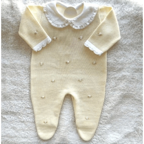 Florence Embroidery Yellow Romper