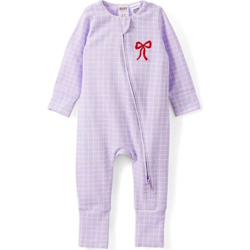 The Billie Long Sleeve Zip Romper, 3-6M