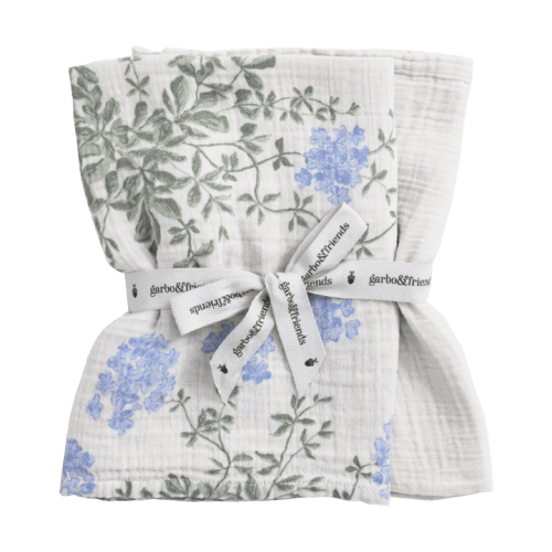 Plumbago Muslin small blanket 2 pieces from Garbo&Friends - NordicNest.com