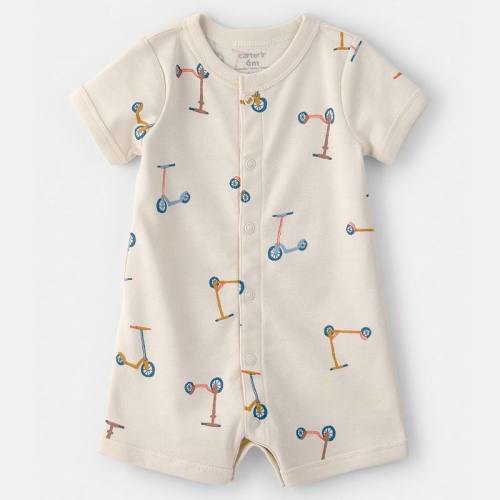 Baby Boy Carter's Scooter Short Sleeve Romper