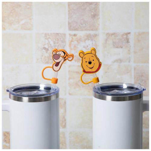 Pooh & Tigger Silicone Straw Toppers
