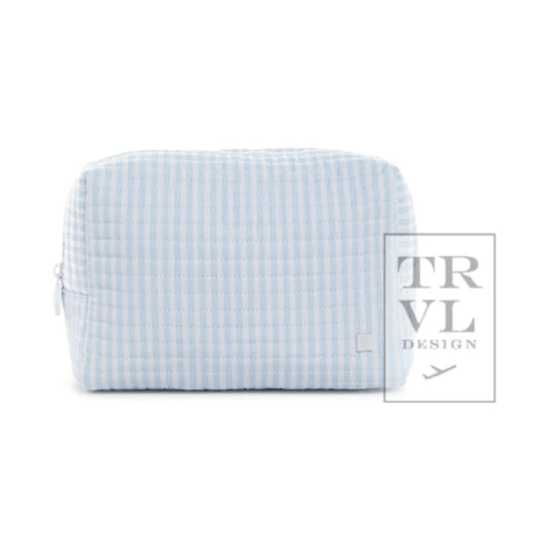 Quilted Everyday Bag - Pimlico Stripe Blue