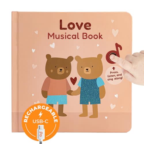 Cali's Books Love Nursery Rhymes Musical Book USB-C Rechargeable