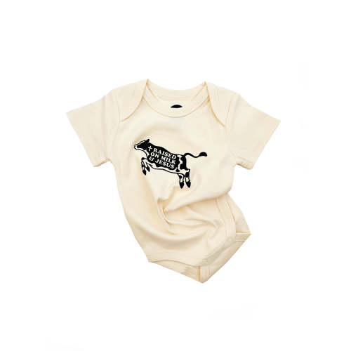 Raised on Milk & Jesus Cow Bodysuit – OUR HOUSE ABOVE