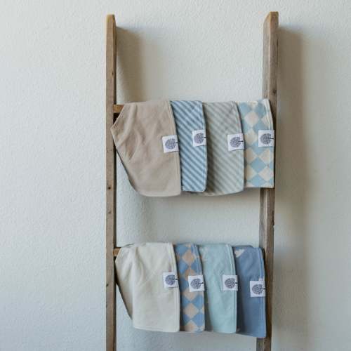 Bandana Baby Bibs | Cloud Set - 8 Pack | Parker Baby Co.