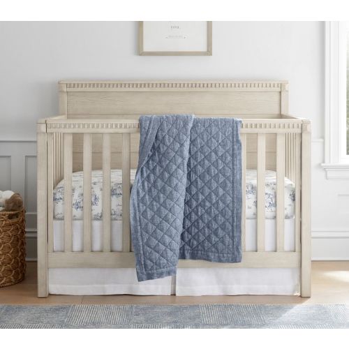 Disney's Winnie the Pooh Organic Toile Crib Fitted Sheet