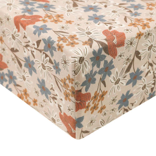 Premium Knit Fitted Crib Sheet - Eden