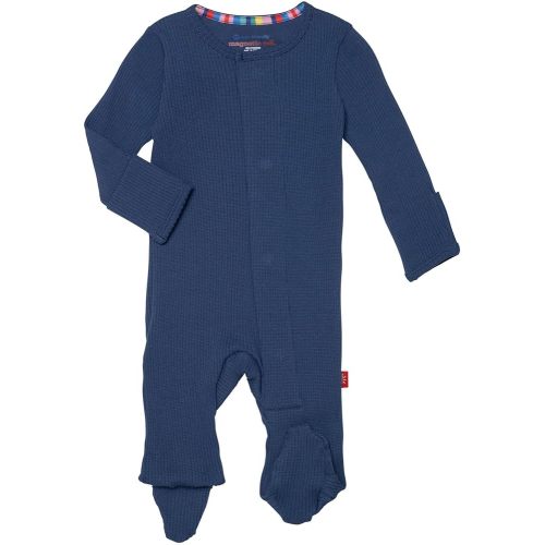 Magnetic Me Footie Pajamas, Symphony Blue, 3-6M