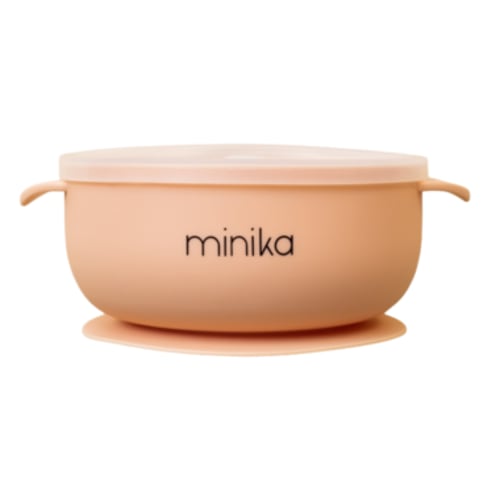 Buy Minika Silicone Bowl with Lid Blush at Well.ca | Free Shipping $35+ in Canada