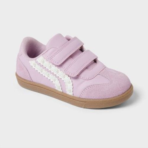 Toddler Dakota Retro Hook and Loop Closure Court Sneakers - Cat & Jack™ Purple 11T