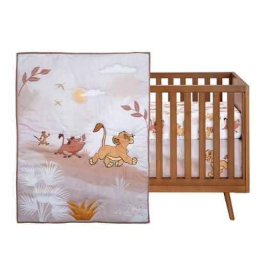 Lambs & Ivy Disney Baby Lion King Safari 3-Pc Infant Nursery Crib Bedding Set : Target