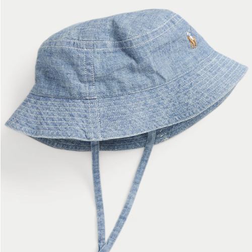 Indigo Cotton Chambray Hat