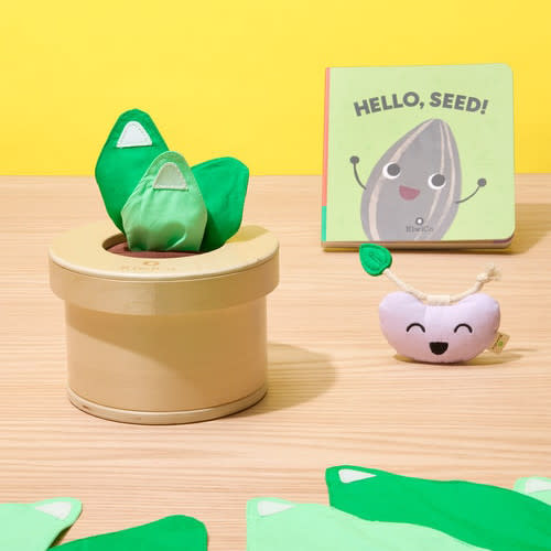 KiwiCo Growing Seeds Tissue Box Toy